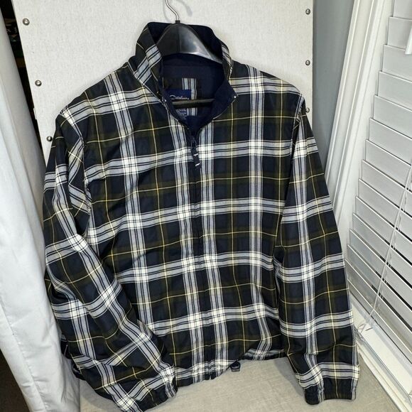 Catalina Jackets & Blazers - VTG Catalina Plaid Windbreaker Jacket Men’s L Full Zip Lightweight Retro